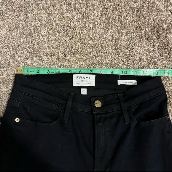 Frame Le High Byxbee Fringe Hem Skinny Jeans Size 27 - Picture 10 of 10